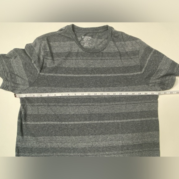 Mossimo Supply Co. Men's Gray Striped Shirt size large - Picture 5 of 5